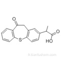 Acide 10,11-dihydro-alpha-méthyl-10-oxo-dibenzo [b, f] thiépin-2-acétique CAS 74711-43-6